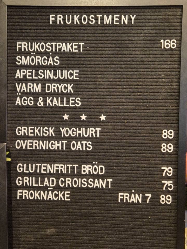 Mellqvist Kaffebar post by Tommy Berndtsson